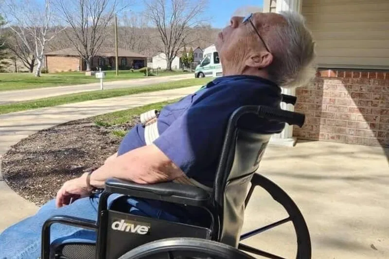 My father in his last year